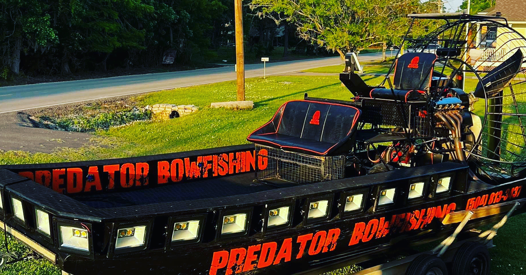 Predator Bowfishing airboat